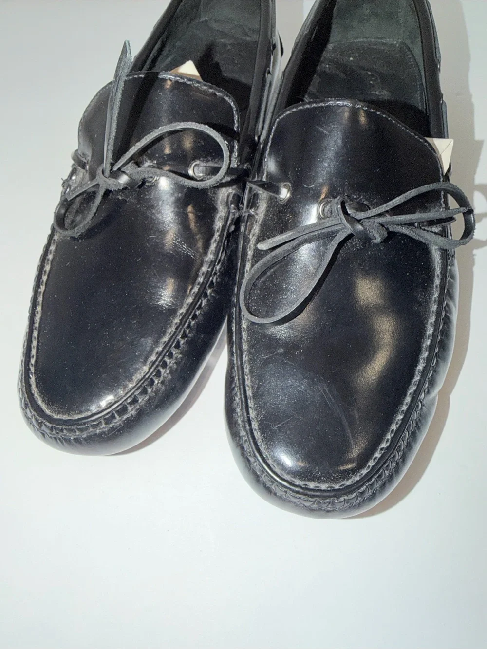 Cole Haan Black Leather Men’s Driving Loafers, Sz 9 M